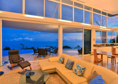 Living Room and Pool Casa De Luz