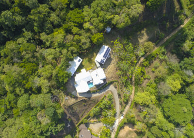 Luxury Home Aerial Top View